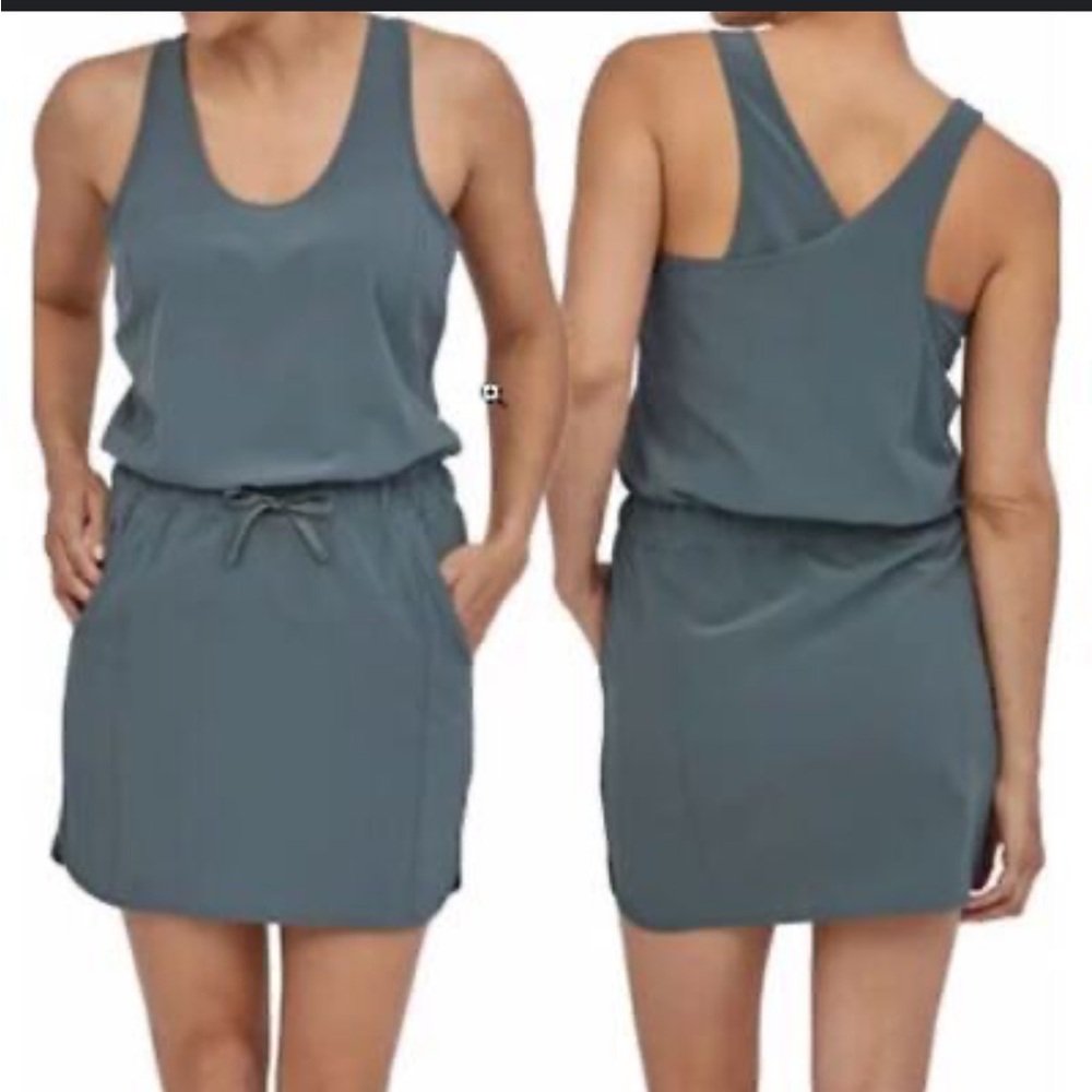 Patagonia Slate Blue Active Tank Dress